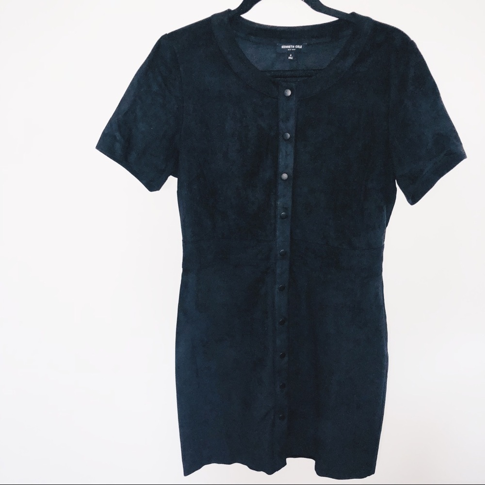 ✨Kenneth Cole✨ Black Velvet Dress
